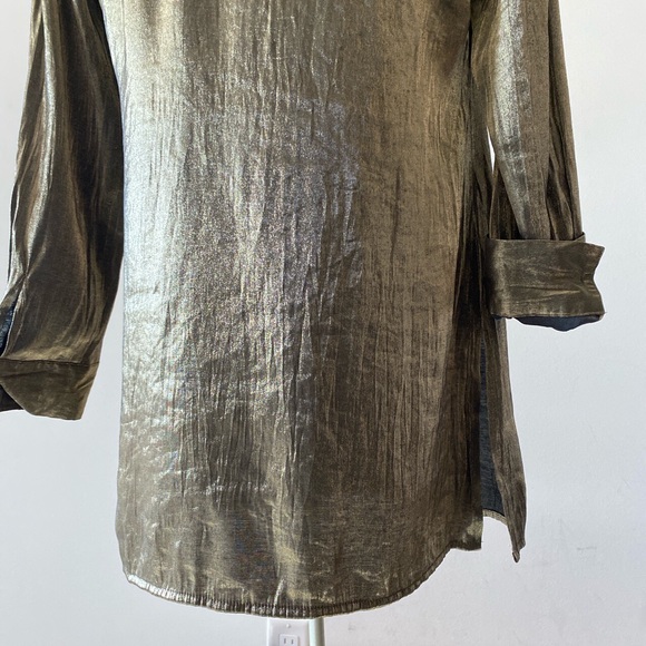 Ciel&Neige sheer copper metallic tunic - Picture 4 of 4